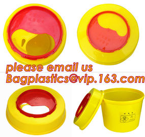 Disposable Hospital Biohazard Sharp Collector Waste Bin, medical waste Biohazard Bags medical waste disposal bins, hospi