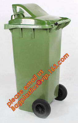 240liter plastic trash bin / waste bin, Eco-Friendly Feature and Outdoor Usage plastic garbage bin with pedal liners