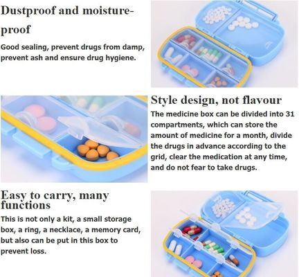 weekly 28 grids plastic medicine case for a drawer, Plastic triangle constitute pill bottle boxes medicine box travel pi