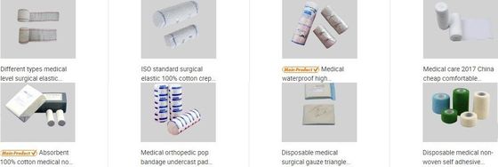 NON WOVEN PRODUCTS:  Cleaning wipe Medical crepe paper Examination paper roll Diaper ABD pad Pillow cover Disposable und