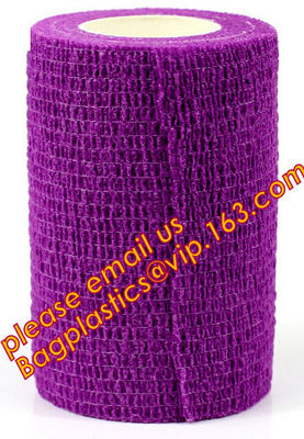 Cohesive Bandage selling well medical production bule high elastic adhesive wound bandage different size,MEDICAL, BANG