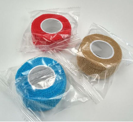 Medical surgical consumables colored veterinary bandage waterproof wrap cotton adhesive bandage, Vet Wrap Bandages