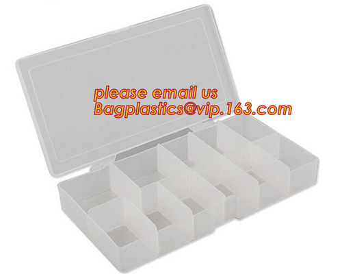 Plastic Storage Box With 15 Removable Compartments Tool Containers, plastic divided storage box for candy and nuts