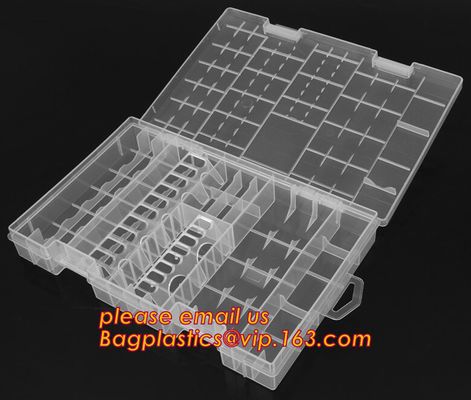 PP plastic storage box for electronic components storage, Adjustable Storage Box Plastic Case Home Organizer Jewelry Bea