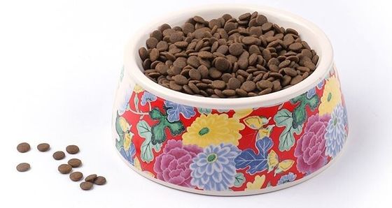 Lovely Personalized portable pet dog food water bowl ceramic plastic, Drink Dispenser Dog Cat Feeder Water Bowl, pet bow