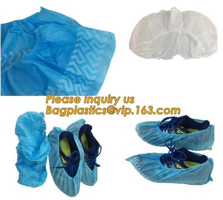 Disposable elastic pe/cpe non-woven shoes cover,Disposable waterproof CPE+PP non-woven shoe cover,Disposable nonwoven sh