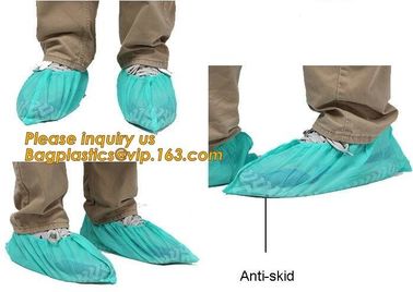 Disposable Blue waterproof rain boot/shoe covers,rain cover for shoes,Eco-friendly Professional Shoe cover made in China