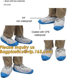 Disposable Blue waterproof rain boot/shoe covers,rain cover for shoes,Eco-friendly Professional Shoe cover made in China