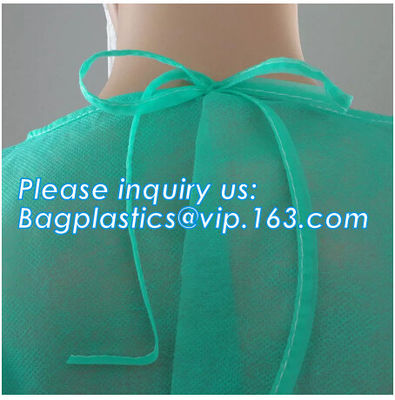 Non-woven SBPP Isolation Gown,Cheap SF SBPP Coverall/Overall for Medical use,Wholesale Disposable Dental Lab Coat bageas