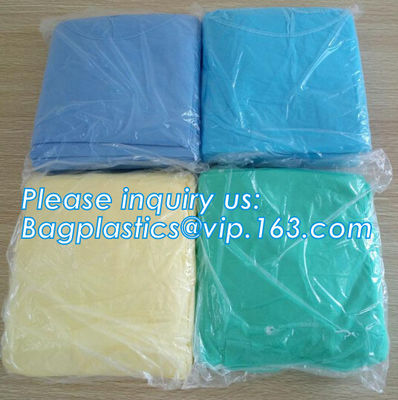 Non-woven SBPP Isolation Gown,Cheap SF SBPP Coverall/Overall for Medical use,Wholesale Disposable Dental Lab Coat bageas