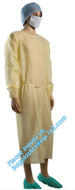 Non-woven Medical White Coveralls,Disposable Medical Waterproof Isolation Gown,  00:41  Medical Disposable Chemical Prot