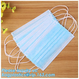 3 Ply Dental Medical Procedure Non-woven Disposable Face Mask,earloop medical grade 3layer medical earloop face mask