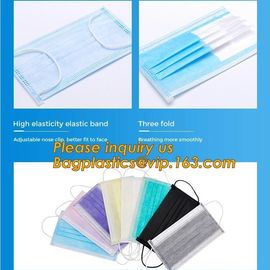 Health &amp; Medical PP 3 Layers Competitive Price Clear Face MaskSurgical Masks Black Factory Direct Supply FDA Approval Me