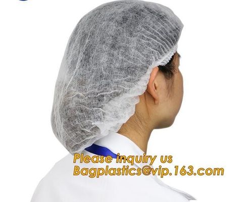 Non Woven Clean Room Products medical Disposable Surgical Bouffant Cap 21&quot; 24&quot;,Dustproof For Restaurant Medical Surgical