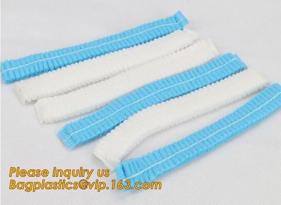 Non Woven Clean Room Products medical Disposable Surgical Bouffant Cap 21" 24",Dustproof For Restaurant Medical Surgical