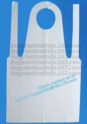 pe disposable apron in kitchen household,chef disposable plastic aprons,Cheap price plastic disposable apron BAGEASE