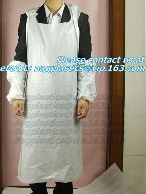 pe disposable apron in kitchen household,chef disposable plastic aprons,Cheap price plastic disposable apron BAGEASE