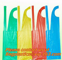 Wholesale Cheap PE Apron restaurant kitchen for adults colorful Disposable plastic apron, BIODEGRADABLE COMPOSTABLE CORN