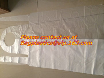 Plastic White Embossed Disposable Pe Aprons/plastic apron/disposable apron,Spa and Beauty Items PROTECTIVE PRODUCTS PAC