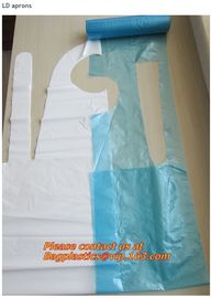 Plastic PE disposable kitchen Apron,HDPE/LDPE/MDPE/LLDPE/+D2W/EPI(TDPA)Recyclable, disposable, high durability, convenie