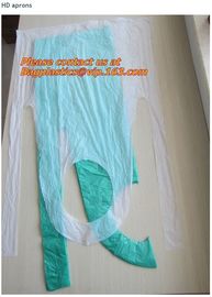 Plastic PE disposable kitchen Apron,HDPE/LDPE/MDPE/LLDPE/+D2W/EPI(TDPA)Recyclable, disposable, high durability, convenie