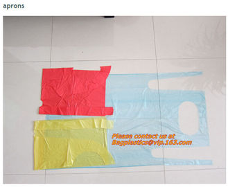 Plastic PE disposable kitchen Apron,HDPE/LDPE/MDPE/LLDPE/+D2W/EPI(TDPA)Recyclable, disposable, high durability, convenie