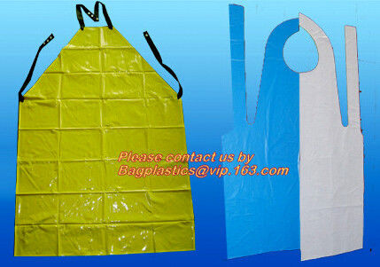 Aseptic Blue Plastic Disposable Apron for Doctor Checking,Disposable aprons PE medical doctor apron,PE Apron For Doctor