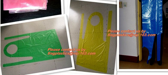 Aseptic Blue Plastic Disposable Apron for Doctor Checking,Disposable aprons PE medical doctor apron,PE Apron For Doctor