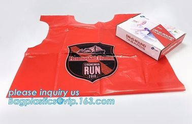 Medical disposable aprons for doctor, LDPE coated biohazard apron,Surgical Apron, Logo Printed Disposable medical Plasti