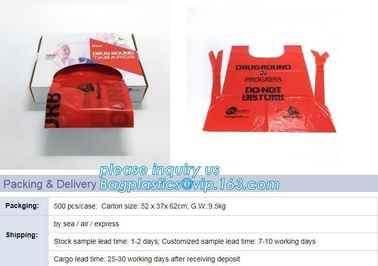 Medical disposable aprons for doctor, LDPE coated biohazard apron,Surgical Apron, Logo Printed Disposable medical Plasti