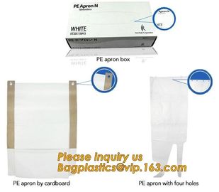 Clear Medical Disposable Polythene Apron,Medical Disposable PE Apron,Medical Colored Disposable PE Apron For Hospital