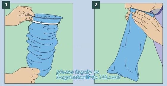 Disposable Portable Medical Emesis Bags, Disposal Waterproof Airsickness Vomit Emesis Bag, Pack Emesis Bag,