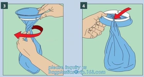 Disposable Portable Medical Emesis Bags, Disposal Waterproof Airsickness Vomit Emesis Bag, Pack Emesis Bag,