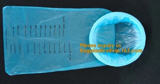 emesis vomit bag disposable,Used for hospita/ travel /airplane/ disposable blue plastic vomit bag with ring Medical Emes