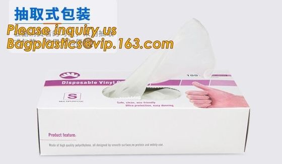 Medical and daily use sterile latex surgical disposable gloves,Latex free powder free examination medical purple disposa