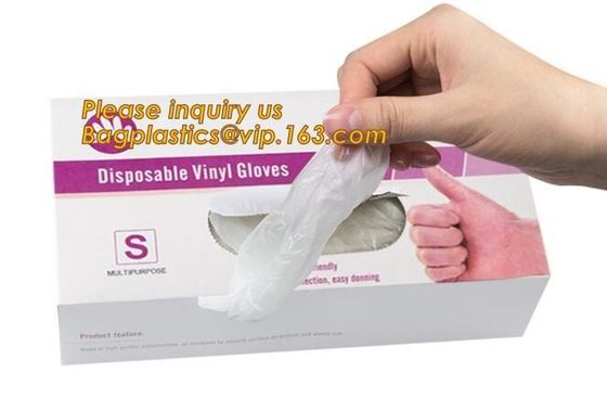 Powder-free non-sterile 100% natural rubber latex examination gloves /gloves latex medical consumables bagease bagplasti