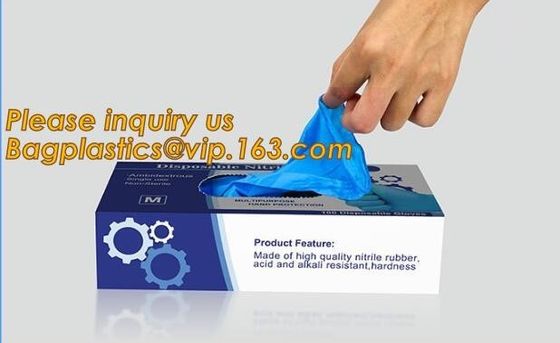 Factory wholesale price nitrile disposable gloves for medical examination use,OEM non-sterilization powder free disposab