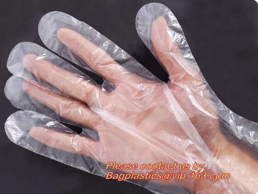 PE Disposable Gloves,Disposable Embossed Food Cleaning Household PE Gloves,Disposable clear plastic pe gloves for food u