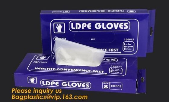 kitchen cooking barbecue plastic gloves pe disposable gloves waterproof,polyethylene plastic disposable gloves for food