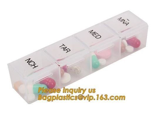 week pill box 7 day Medicine Pill box for health care,Customized logo Hot sales colorful plastic pill box,7 day pill box