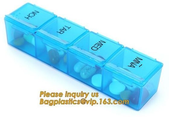 week pill box 7 day Medicine Pill box for health care,Customized logo Hot sales colorful plastic pill box,7 day pill box