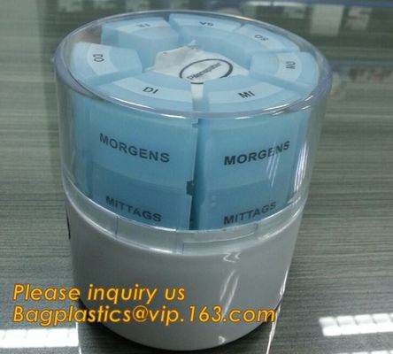 Pill Box for Pharamcy Promotion free pill box fancy weekly pill box,tablet drug color Monthly planner Compounding Medica