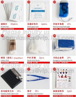 Universal Sterile Disposable Surgical Pack,Medical Kit use as Essential treatment supplies in each pack bagplastics pac