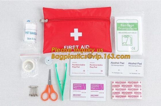 Disposable medical first aid 100% cotton plaster gauze bandages,First Aid Kits Pack Emergency Treatment Hiking, Backpack