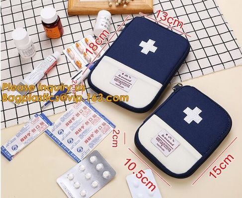 EVA First Aid Kit Packed with hospital grade medical supplies for ,portable car travel military camping survival emergen