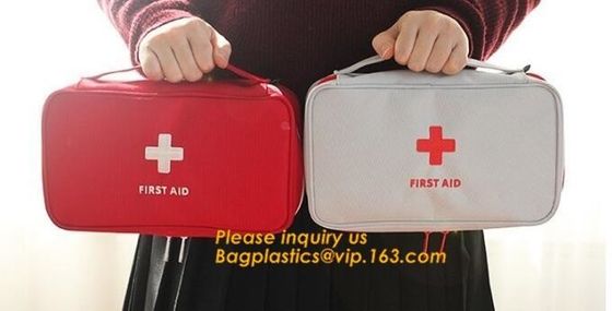 earthquake survival kit personal outdoor safety emergency car first aid bag,First Aid backpack Plastic Hard Red Case 211