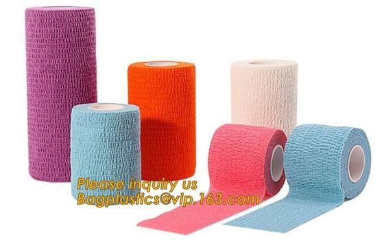 Sports medical elastic adhesive bandage strip linear Tensoplast cotton compression bandage,Athletic Tape Nonwoven Latex