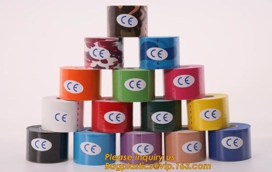 Kinesiology tape,OEM for Famous Brand Printed Kinetic Tape Kinesiology Tape Sports Tape,medical waterproof cotton elasti