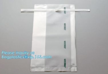 Sampling bag, sterile, for medical and food applications, Configurable Flexel Bag, Medical Infection Control Urine Drain