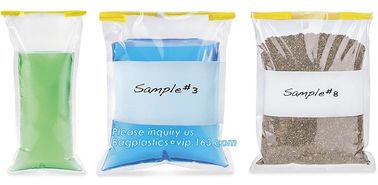 7&quot; x 12&quot; Sterile Sampling Bag for Stomacher® Lab Blender, Sterile Sampling Bags with White Block, sterile bags for micro